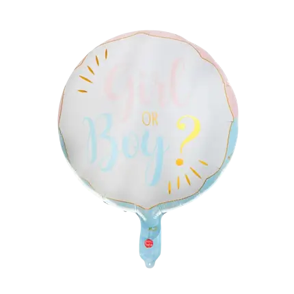 Globo de aluminio niña o niño