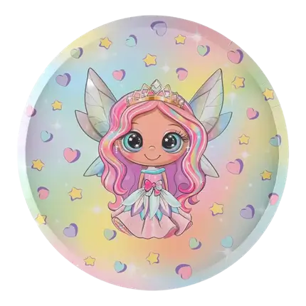 Plato P'tite fée 22,5cm - Lote de 10