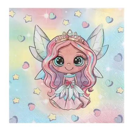 Servilleta P'tite fée - Lote de 20