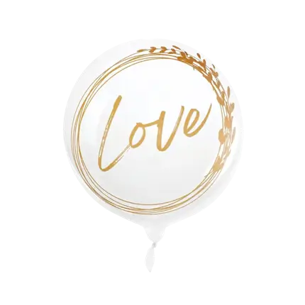 Globo de boda natural