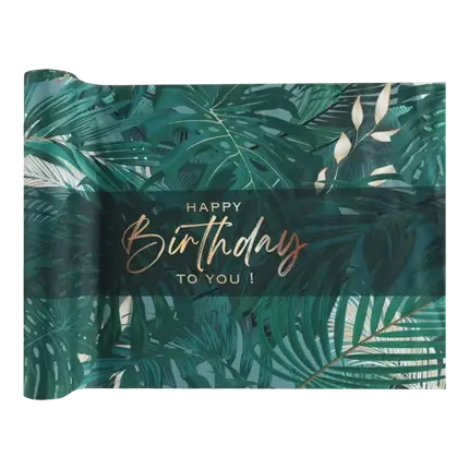 Camino de mesa Birthday Jungle - 3 metros