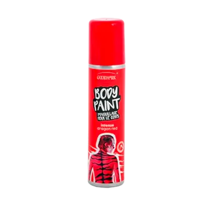 Spray color corporal, rojo, 75 ml