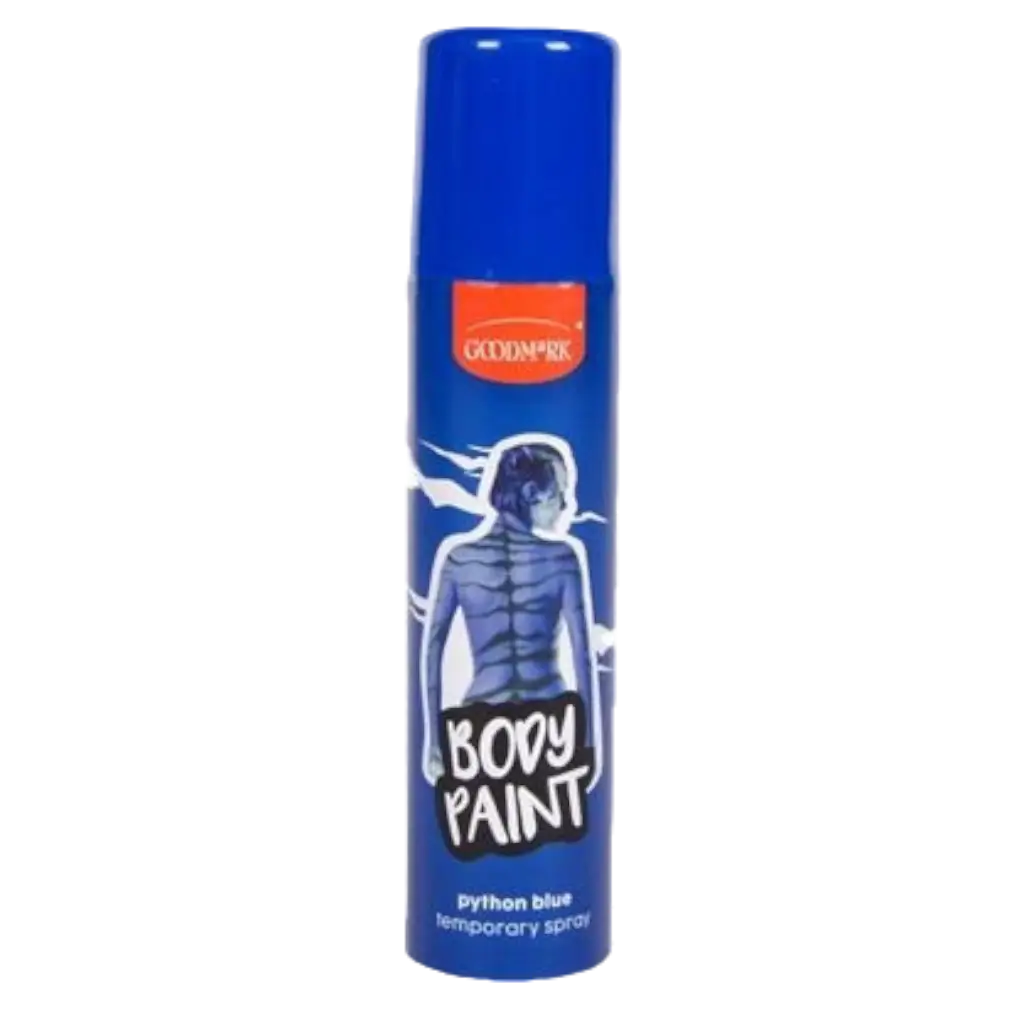 Spray de color para el cuerpo, azul, 75 ml