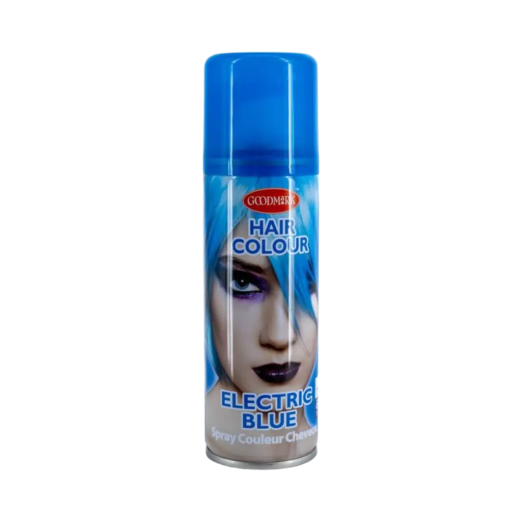 Laca para el cabello, azul fluorescente, 125 ml