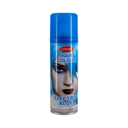 Laca para el cabello, azul fluorescente, 125 ml