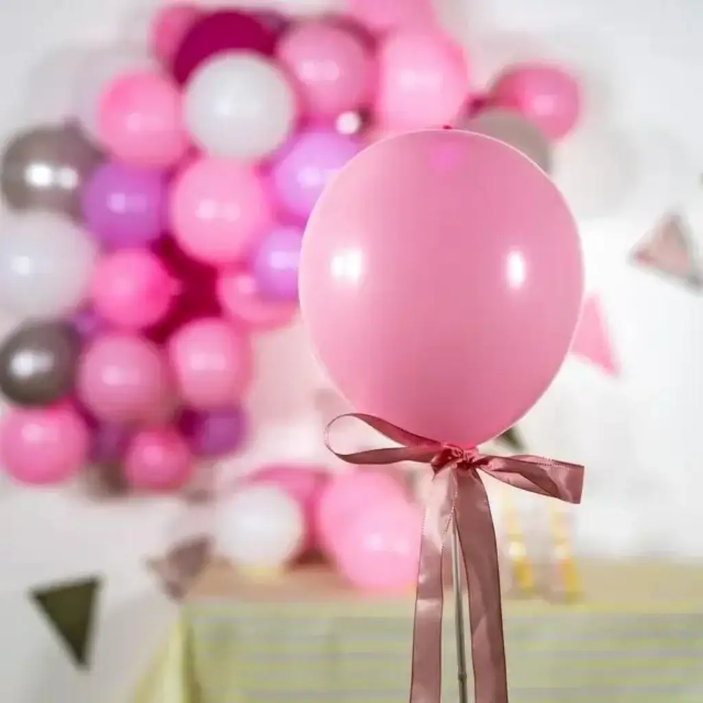 Illooms® Globos LED de látex - Rosa