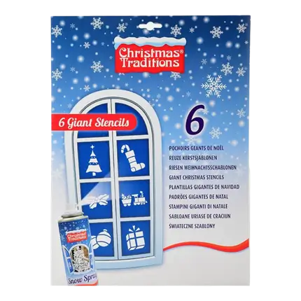 PLANTILLAS DE PAPEL GIGANTES CT 6 PIEZAS