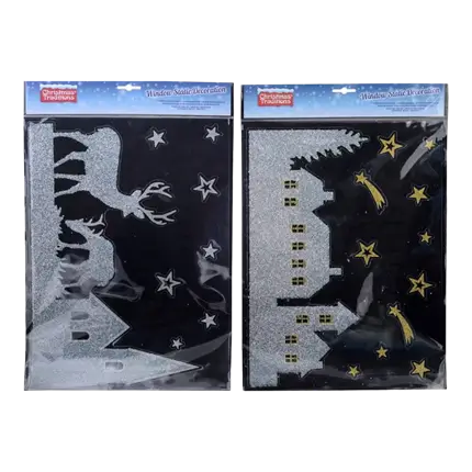 PEGATINA PURPURINA 29.5X40CM - 2 ASS