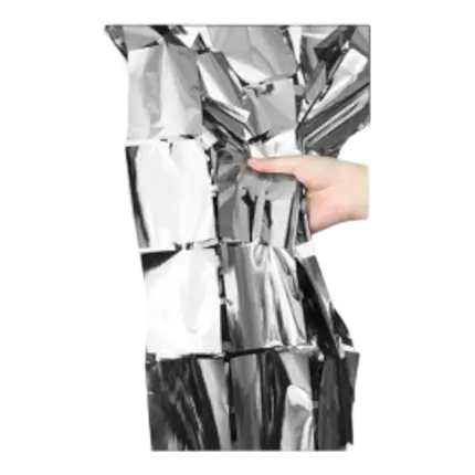 Cortina brillante Cuadrado de Plata