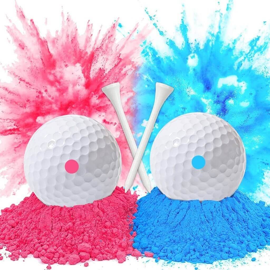 Bola de golf para revelar el sexo