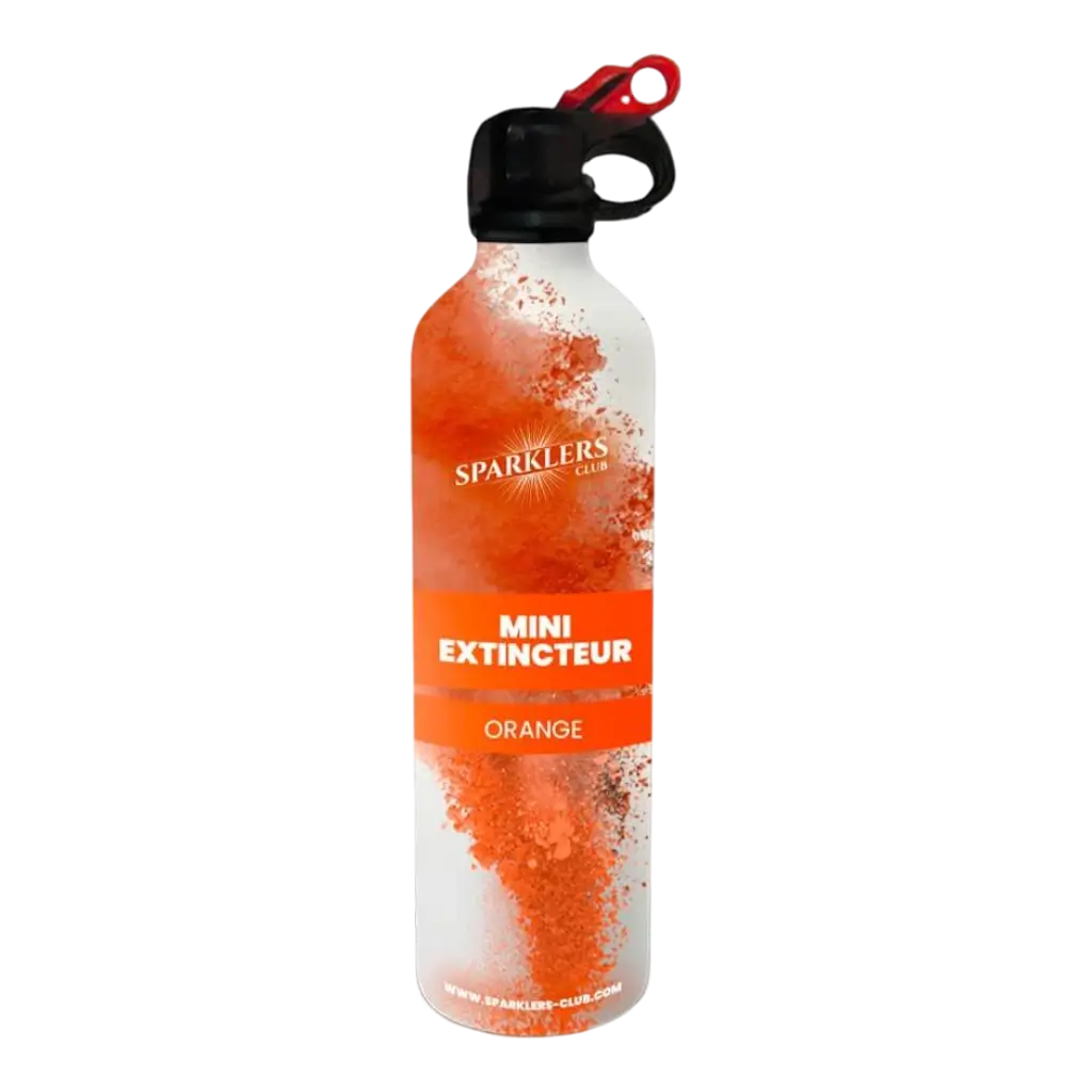 Mini Extintor de Polvo Holi - Naranja
