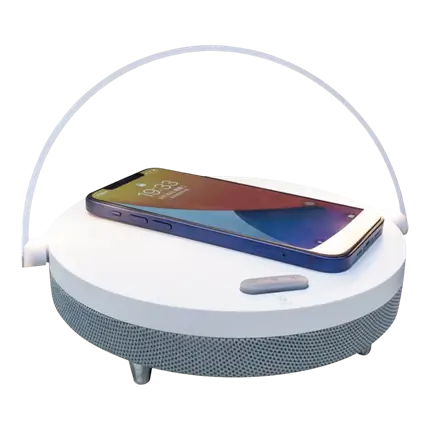 ALTAVOZ BLUETOOTH ILUMINADO DE 5W + CARGADOR Y KIT MANOS LIBRES