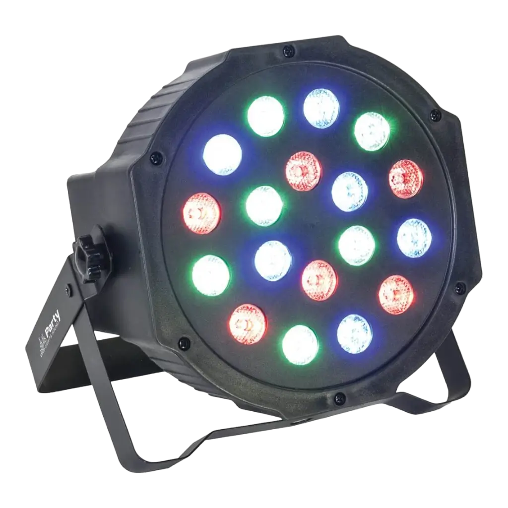 Proyector LED RGB DMX PAR - 18 LED 1W