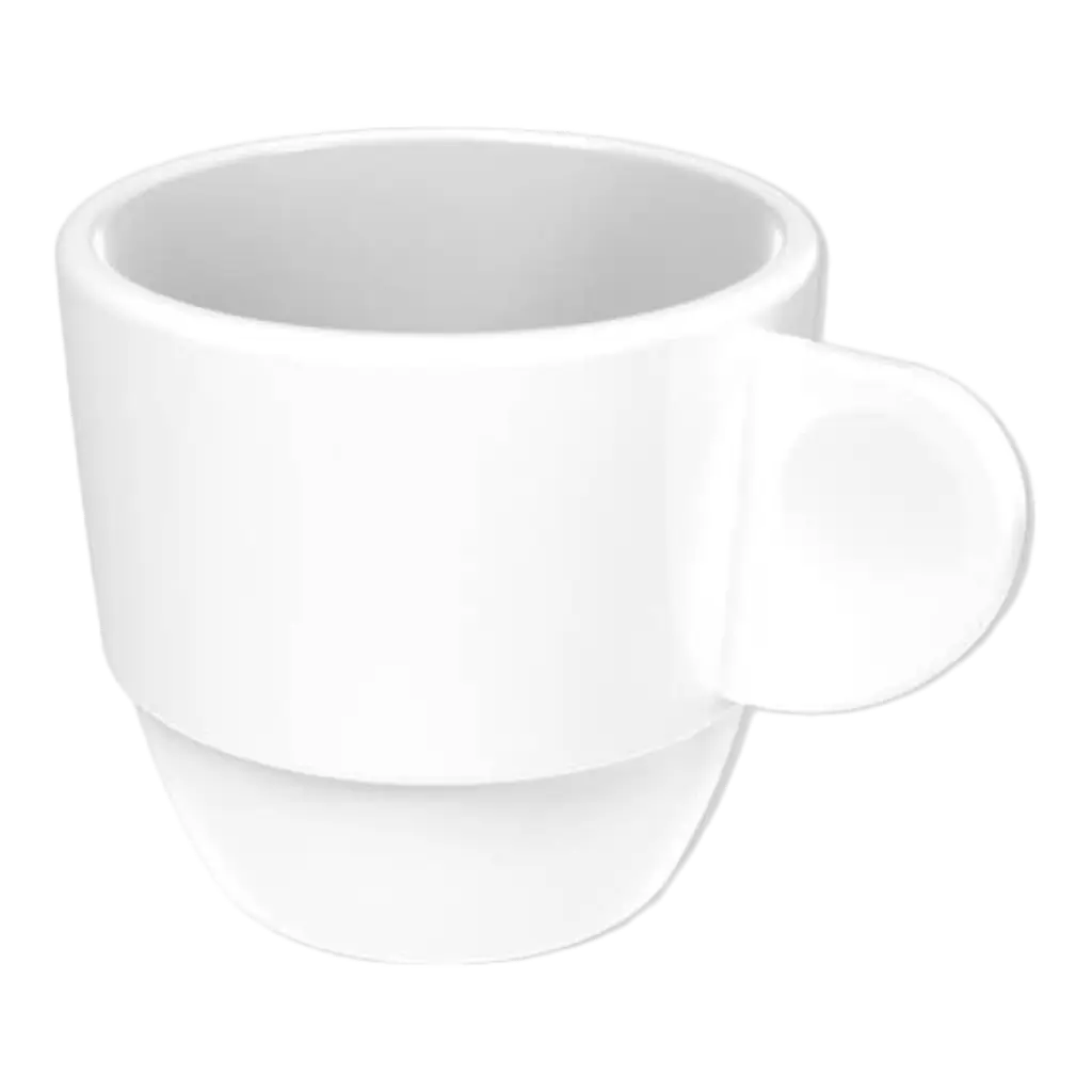 Taza de café blanca 8cl - Set de 6