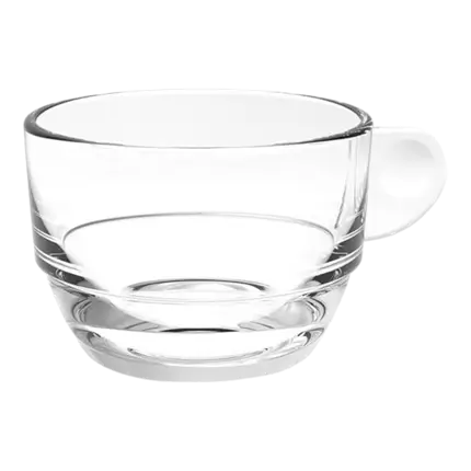 Taza Espresso Doble Transparente 16.6cl - Set de 6