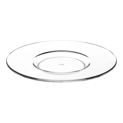 Posavasos Doble Espresso Transparente ø 13cm - Lote de 6