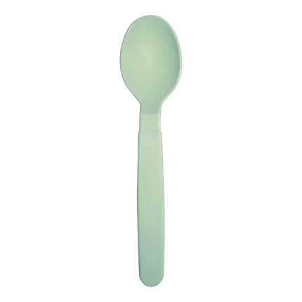 Cuchara irrompible PP Verde Pastel - Set de 6