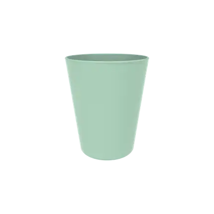Vaso Cónico PP Verde Pastel 33cl
