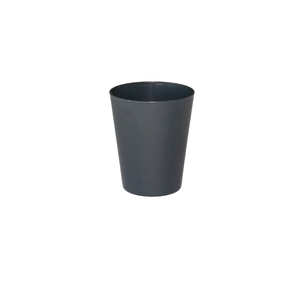 Gris antracita Vaso mineral cónico PP 33cl