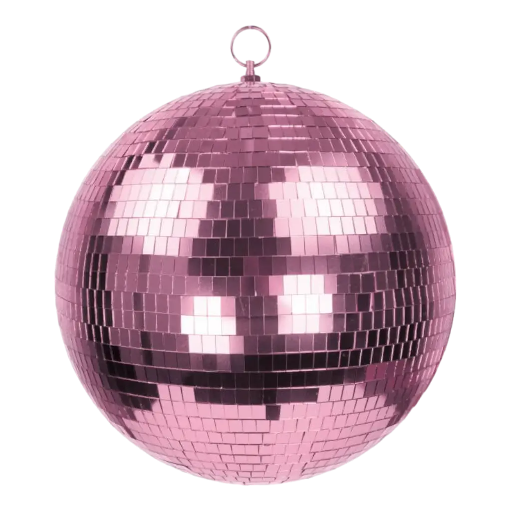 Disco Face Ball Rosa - 30cm