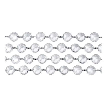 Guirnalda de Cristal Transparente - 1m