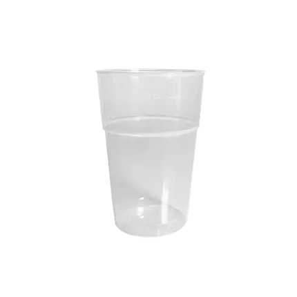Vaso de cerveza transparente Ice and Beer 500 ml