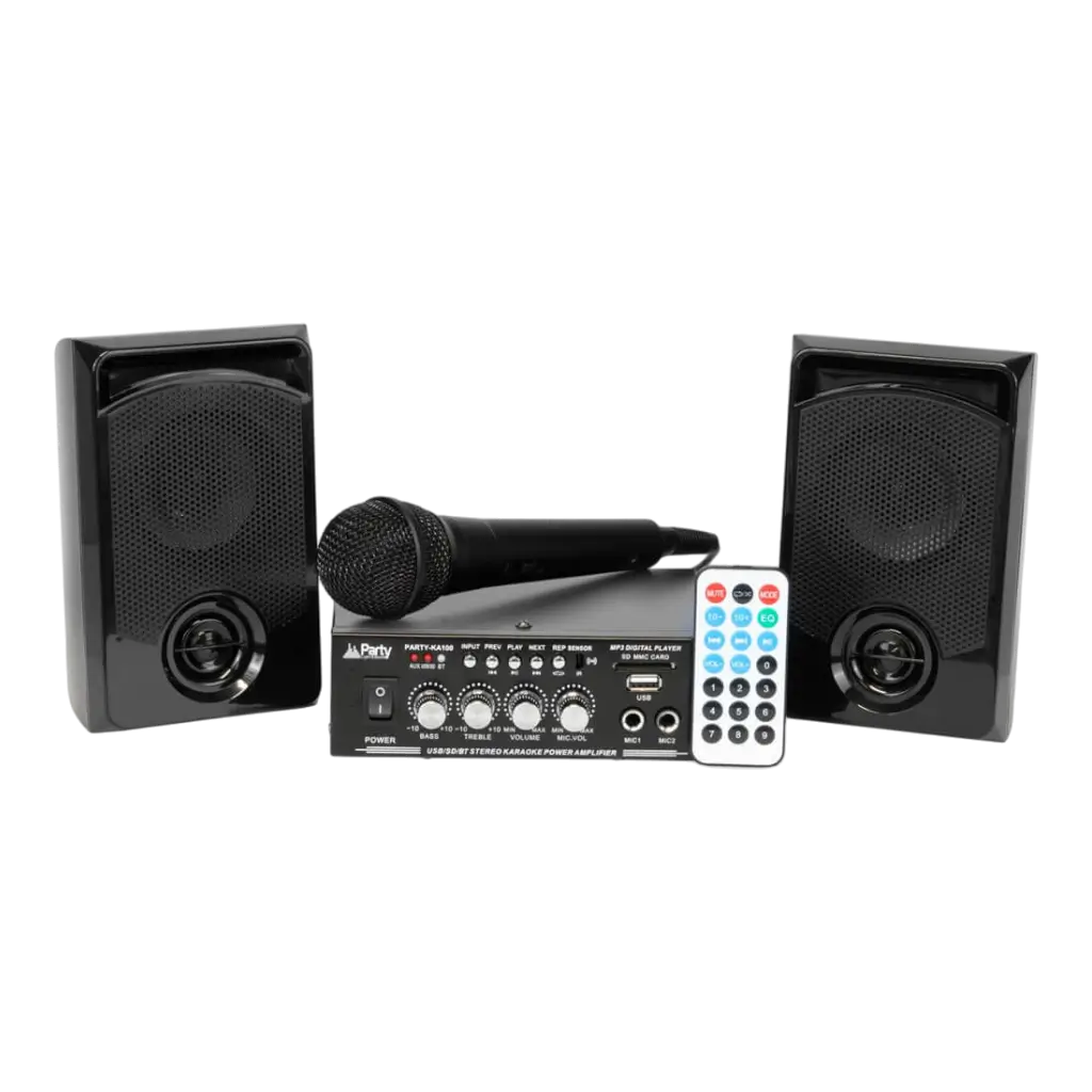 PARTY-KA100" Kit de karaoke con usb/sd y bluetooth