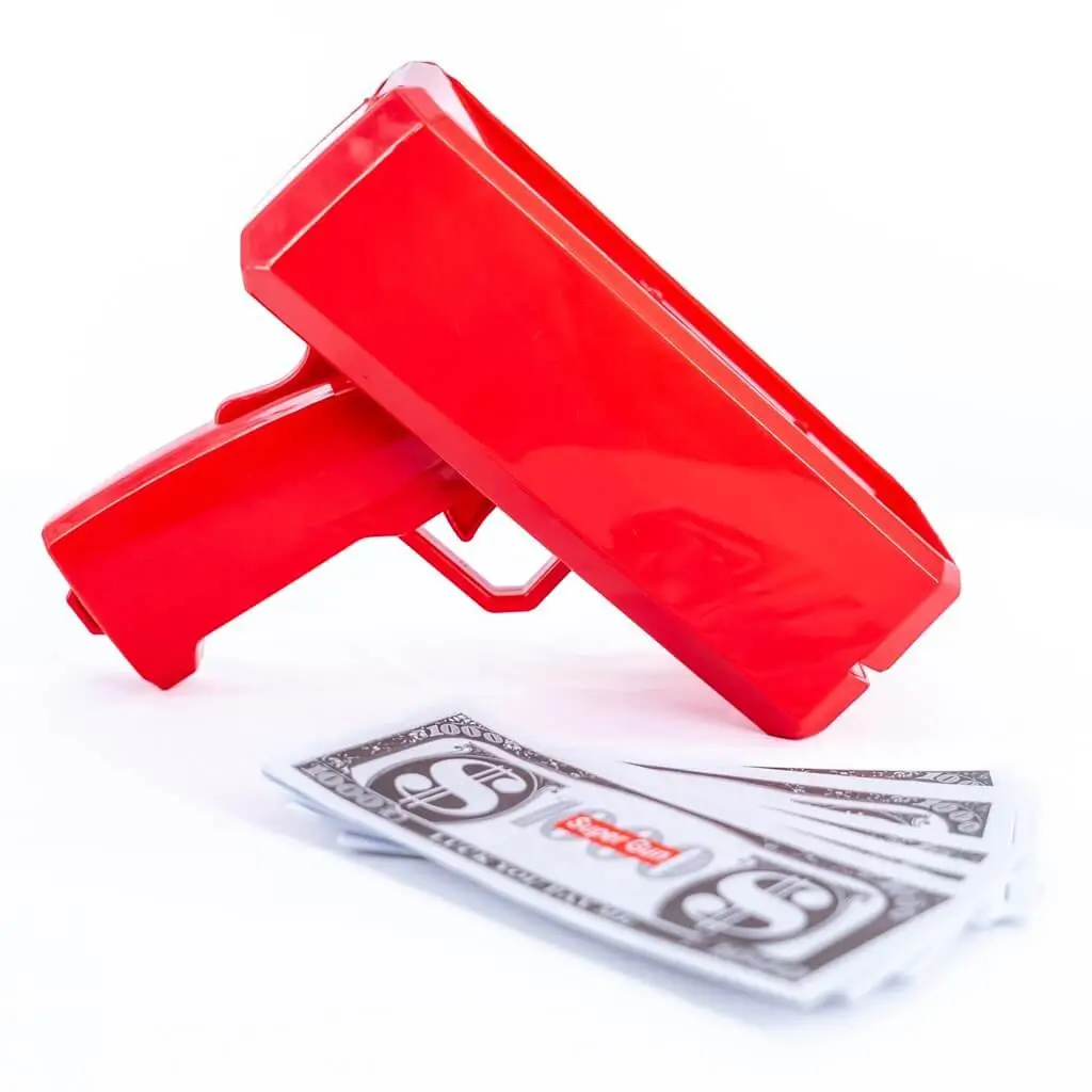 Ticket Gun - Rojo - 100 billetes falsos incluidos
