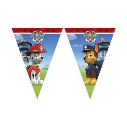 Guirnalda de banderines Pat'Patrouille