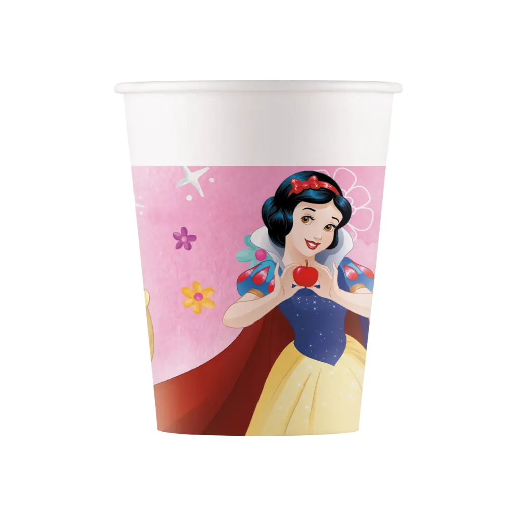 Vaso de papel Princesas Disney - 25cl - Set de 8