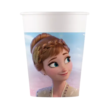 Vaso de papel The Snow Queen - 25cl - Lote de 8