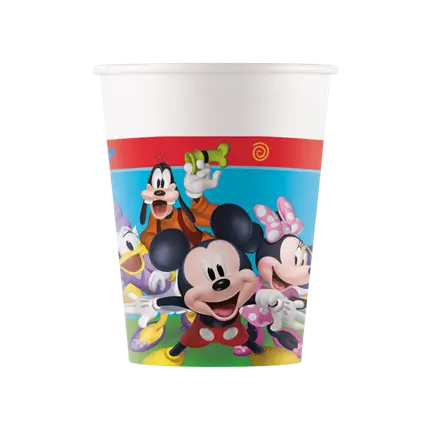 Vaso de papel Mickey Mouse - 25cl - Set de 8