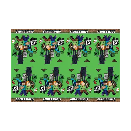 Mantel de plástico Minecraft
