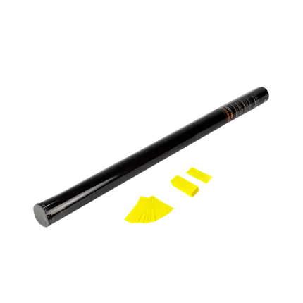 Pistola de confeti manual 80cm - Amarillo