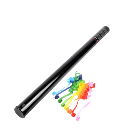 Cañón de Confeti Manual Streamer 80cm - Multicolor