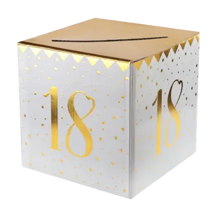 Hucha cumpleaños 18 años