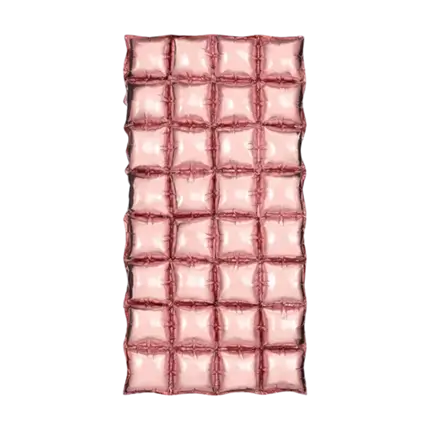 143 cm Cortina globo oro rosa