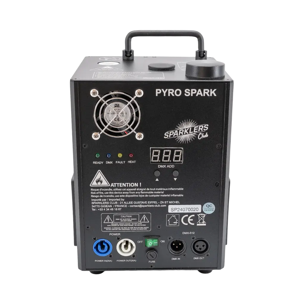 SPARKLERS CLUB® - Máquina de chispas frías - Pyro Spark