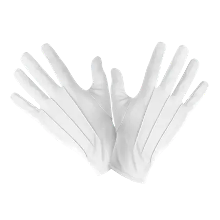 Guantes blancos