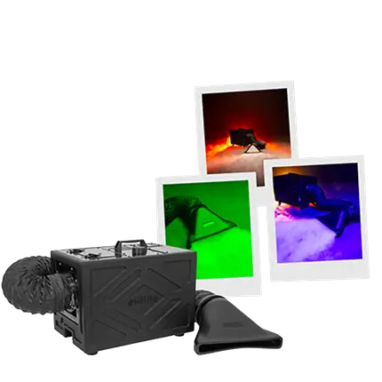 HeavyFog 2000-P - Máquina de niebla pesada de alto rendimiento con DMX