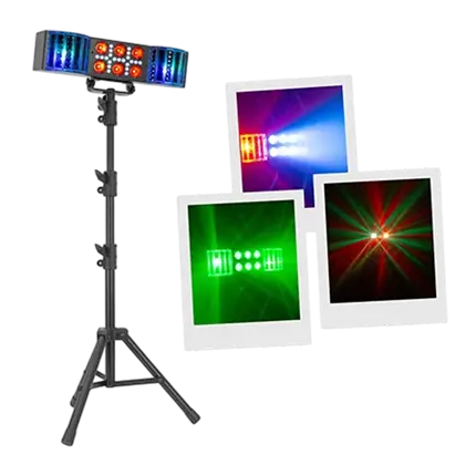 Twin Derby - Efectos 3 en 1 con DMX