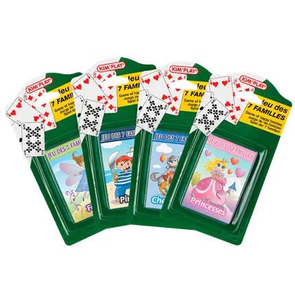 Juego 7 Familias - Princesas Hadas Piratas Caballeros (Set de 4)