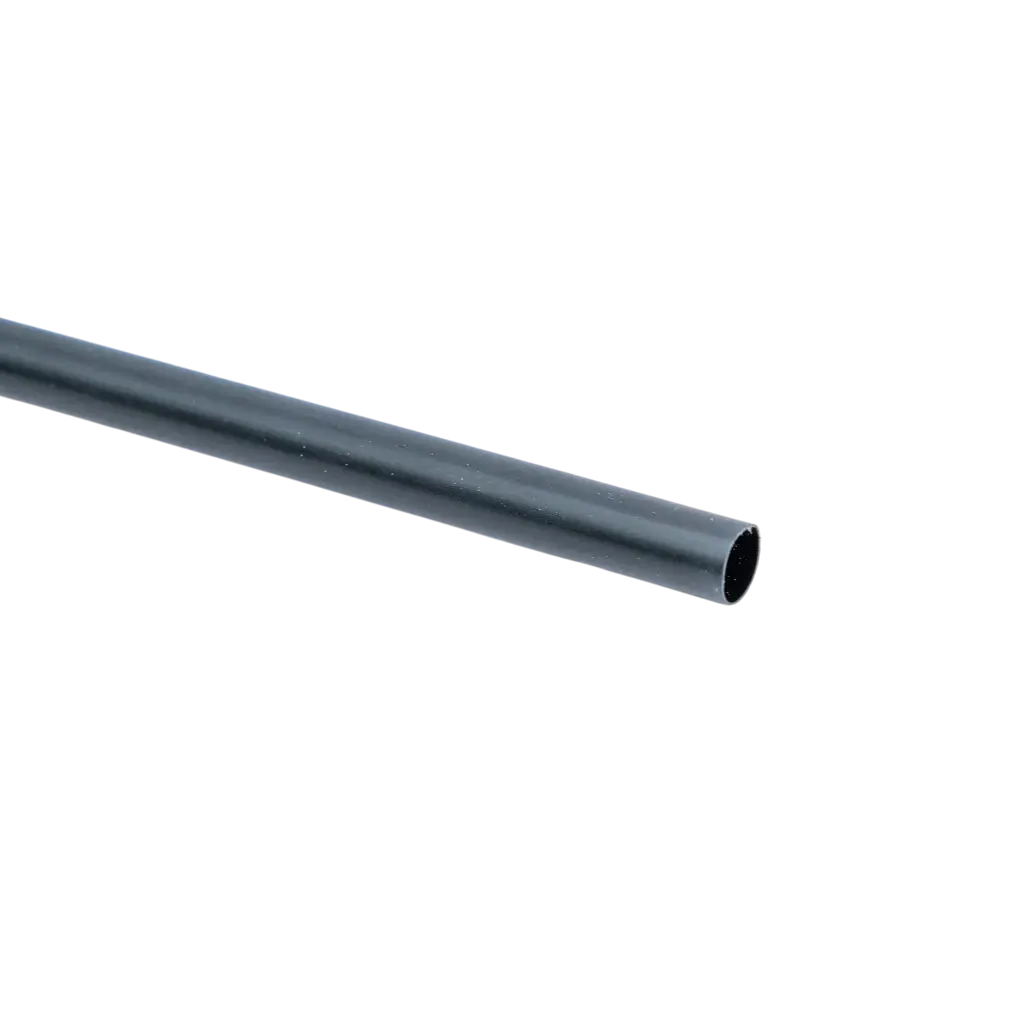 Pajita PP reutilizable - Negra 20cm/ø6mm (SET DE 250)