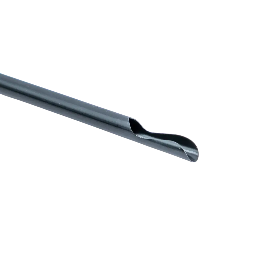 Cuchara Reutilizable PP - Negra 21cm/ø8mm (SET DE 100)