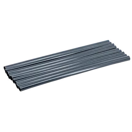 Pajita de cóctel de PP reutilizable - Negra 20cm/ø8mm (SET DE 250)