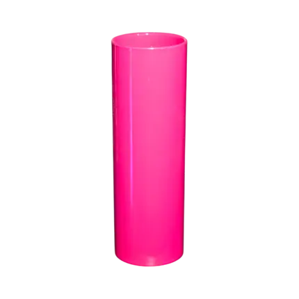 Tubo de vidrio irrompible Rosa 22cl