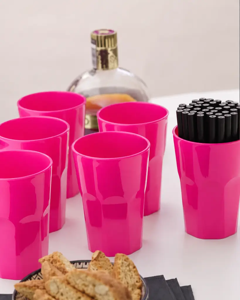 Vaso de Mojito rosa 33cl