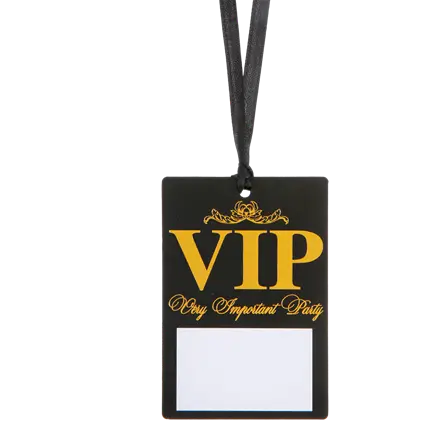 Tarjetas de mesa VIP negras y doradas - Lote de 10
