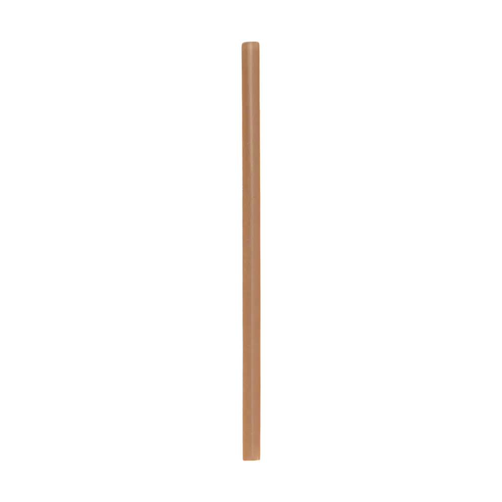 Pajita de cóctel de fibra vegetal 20cm ø6mm 100% Biodegradable (paquete de 250)