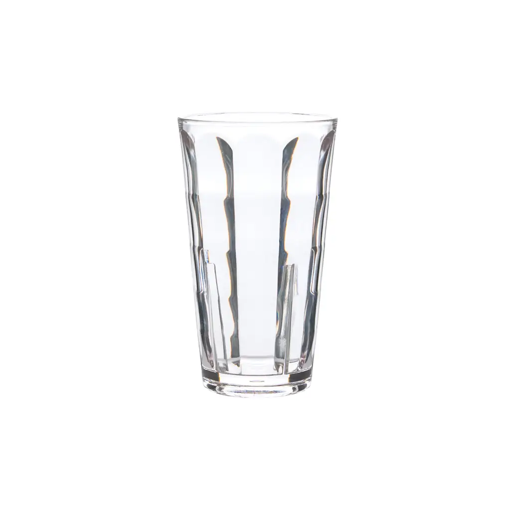 Vaso de cerveza, agua y cóctel irrompible "Optic Square" en Ecozen - 34 cl
